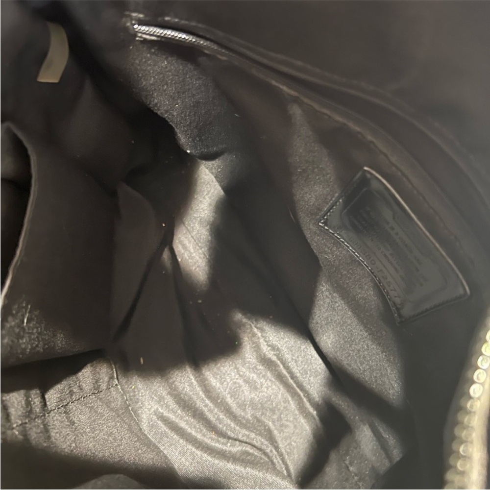 Coach Black and Cream Signature Canvas Tote - Picture 5 of 9